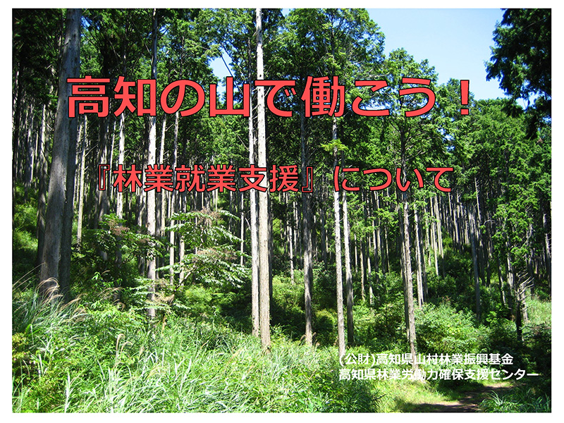 『林業就業支援』について